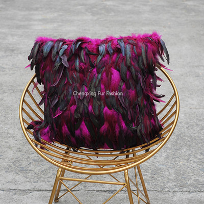 BESPLATNA DOSTAVA CX-D-70E Jastučnica, jastučnica od pravog prirodnog krzna od purećeg perja