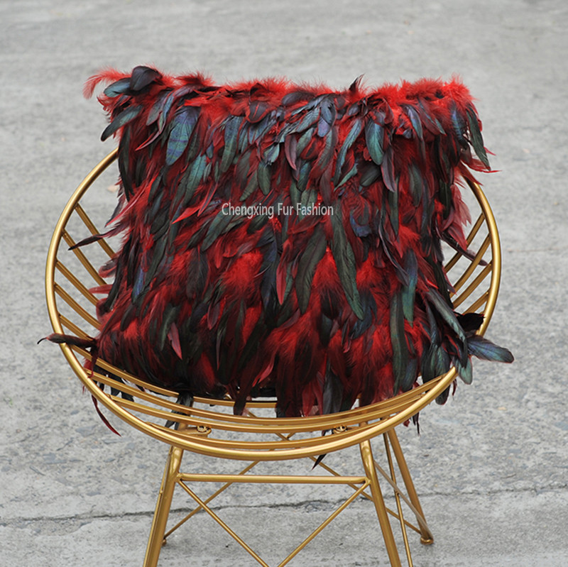 BESPLATNA DOSTAVA CX-D-70E Jastučnica, jastučnica od pravog prirodnog krzna od purećeg perja