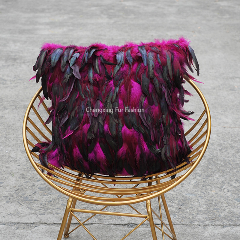 BESPLATNA DOSTAVA CX-D-70E Jastučnica, jastučnica od pravog prirodnog krzna od purećeg perja