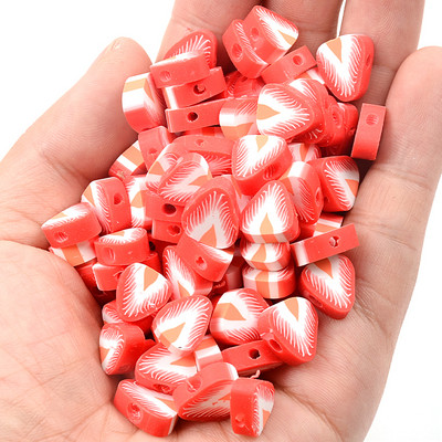 30 kom/lot Perle od jagode od 10 mm Perle od polimerske gline mješovite boje Odstojne perle od polimerske gline za izradu nakita DIY narukvica