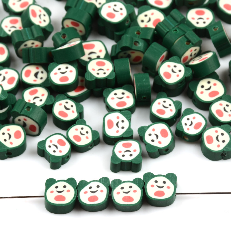 30 komada crtanih perli od polimerske gline odstojnik labavih perli za izradu nakita Ručno izrađena šarm narukvica ogrlica dječji DIY dodaci