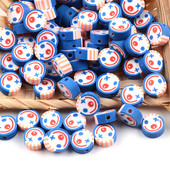 30 komada crtanih perli od polimerske gline odstojnik labavih perli za izradu nakita Ručno izrađena šarm narukvica ogrlica dječji DIY dodaci