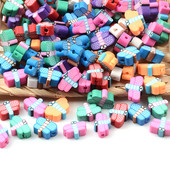 30 kom/Part šareni leptir perle od polimerske gline labave perle za odstojnike za izradu nakita DIY pribor za narukvice šarm perla