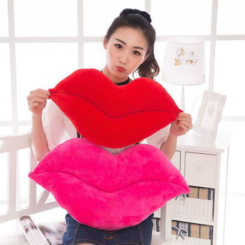 Μαξιλάρι χειλιών 30cm Creative Pink Red Lips Shape Cushion Σπίτι Διακοσμητικό Μαξιλάρι Ριχτάρι Καναπές Μαξιλάρι μέσης Δώρο Αγίου Βαλεντίνου