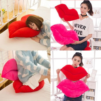 Μαξιλάρι χειλιών 30cm Creative Pink Red Lips Shape Cushion Σπίτι Διακοσμητικό Μαξιλάρι Ριχτάρι Καναπές Μαξιλάρι μέσης Δώρο Αγίου Βαλεντίνου