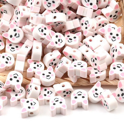 30 kom/Part Perle od polimerske gline životinjskog podrijetla Opuštene perle za odstojnike za izradu nakita Narukvice DIY Dodaci Veleprodaja