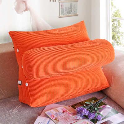 Jastuk za naslon za čitanje Klinasti jastuk Lumbalni jastučić Krevet Oslonac za uredsku stolicu s bočnim džepom