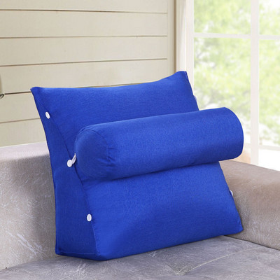 Jastuk za naslon za čitanje Klinasti jastuk Lumbalni jastučić Krevet Oslonac za uredsku stolicu s bočnim džepom