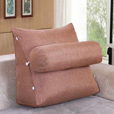 Jastuk za naslon za čitanje Klinasti jastuk Lumbalni jastučić Krevet Oslonac za uredsku stolicu s bočnim džepom