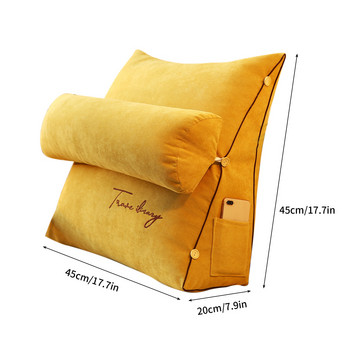 Τριγωνική πλάτη Μαξιλάρια για διάβασμα Καναπές Μαξιλάρι μέσης Κέντημα με σφήνα Μαλακό μαξιλάρι πλάτης Μαξιλάρια κρεβατιού για έγκυες γυναίκες