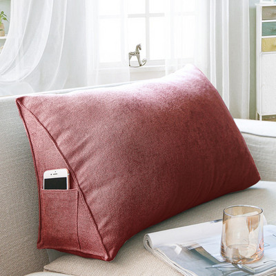 Stačiakampė galvos atrama lauko pagalvėlės lova juosmens pagalvė Cojines Decorativos sofos trikampė pagalvėlė