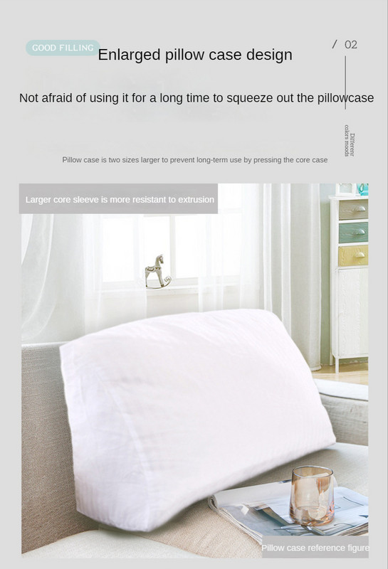 Stačiakampė galvos atrama lauko pagalvėlės lova juosmens pagalvė Cojines Decorativos sofos trikampė pagalvėlė