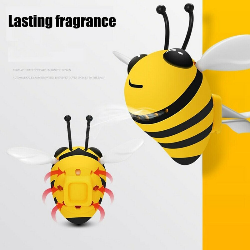 Mala pčelica Automobilska kopča za ventilacijski ventil Automobilski parfem Dodatna oprema za ventilacijski otvor za klima uređaj Slatki pročišćivač zraka Difuzor Poklon ukras