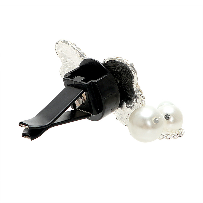 LEEPEE tahke lõhnaga õhuvärskendaja kunstkristallist auto õhuava parfüüm autostiilis armas liblika kuju