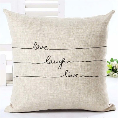 Navlake za jastuke Letter Moto Home Love Navlake za jastuke Navlake za jastuke za kauč Cojines Decorativos Para Sofa Home Decor