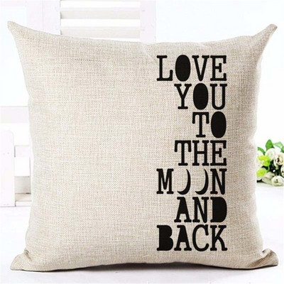 Navlake za jastuke Letter Moto Home Love Navlake za jastuke Navlake za jastuke za kauč Cojines Decorativos Para Sofa Home Decor