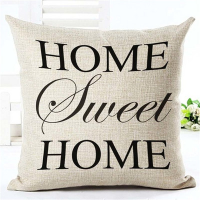 Navlake za jastuke Letter Moto Home Love Navlake za jastuke Navlake za jastuke za kauč Cojines Decorativos Para Sofa Home Decor