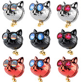 Automobilių kvepalų kvapų difuzorius Oro gaiviklis katės galvutė mielas automobilio priedai salonas oro kondicionierius išleidimo anga kvapų difuzorius