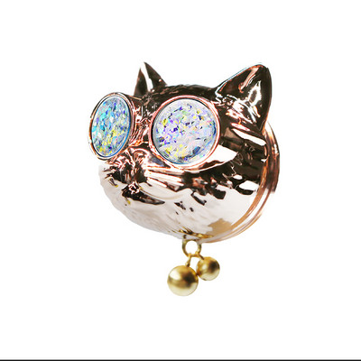 Automobilių kvepalų kvapų difuzorius Oro gaiviklis katės galvutė mielas automobilio priedai salonas oro kondicionierius išleidimo anga kvapų difuzorius