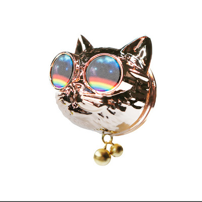 Automobilių kvepalų kvapų difuzorius Oro gaiviklis katės galvutė mielas automobilio priedai salonas oro kondicionierius išleidimo anga kvapų difuzorius