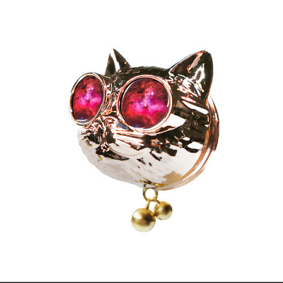 Automobilių kvepalų kvapų difuzorius Oro gaiviklis katės galvutė mielas automobilio priedai salonas oro kondicionierius išleidimo anga kvapų difuzorius