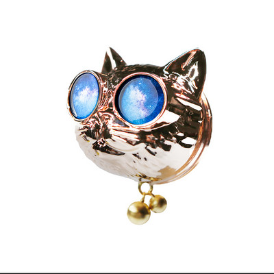 Automobilių kvepalų kvapų difuzorius Oro gaiviklis katės galvutė mielas automobilio priedai salonas oro kondicionierius išleidimo anga kvapų difuzorius