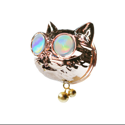 Automobilių kvepalų kvapų difuzorius Oro gaiviklis katės galvutė mielas automobilio priedai salonas oro kondicionierius išleidimo anga kvapų difuzorius