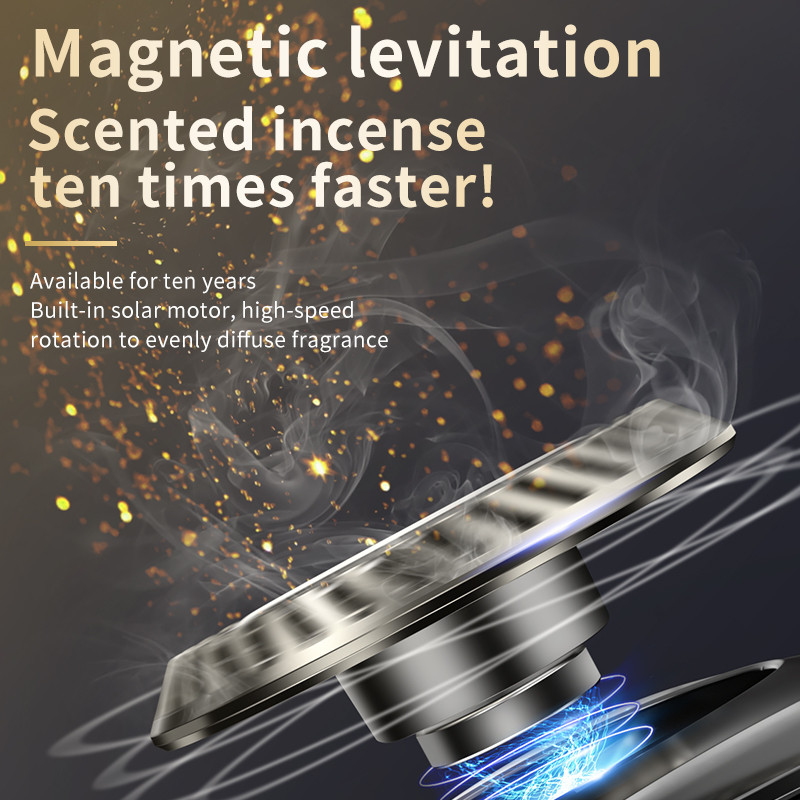 DINPHONE Solarni osvježivač zraka za automobil Rotirajući raspršivač mirisa Dodaci za interijer automobila Difuzija eteričnih ulja