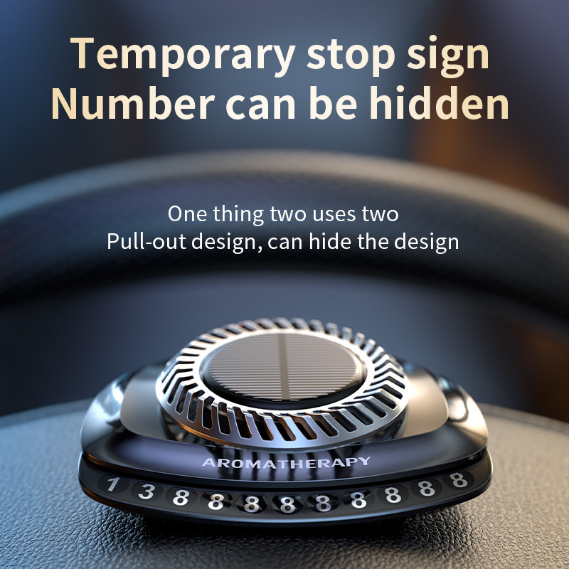 DINPHONE Solarni osvježivač zraka za automobil Rotirajući raspršivač mirisa Dodaci za interijer automobila Difuzija eteričnih ulja