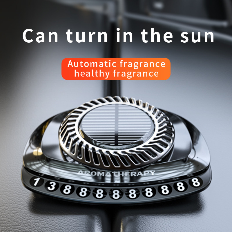 DINPHONE Solarni osvježivač zraka za automobil Rotirajući raspršivač mirisa Dodaci za interijer automobila Difuzija eteričnih ulja