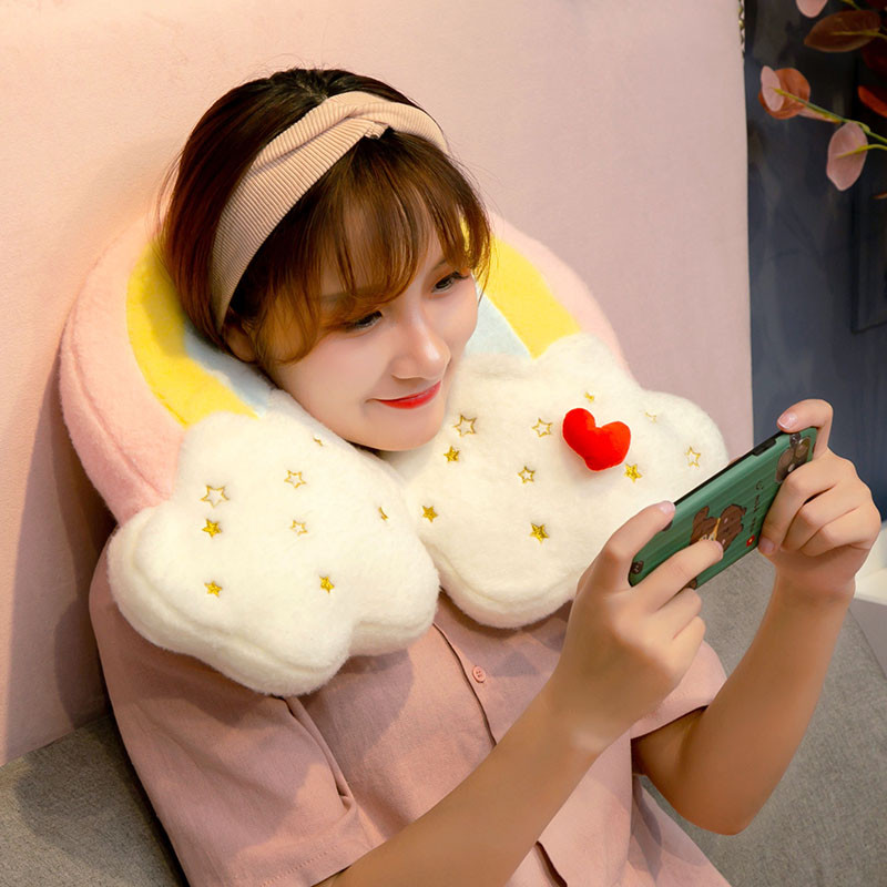 miela vaivorykštė debesis saulės žvaigždė dangaus pagalvė Minkšta pagalvėlė pliušinis žaislas kūdikių vaikų miegamojo dekoracija žaislinė pagalvė sofos pagalvė