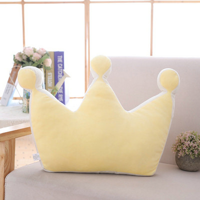 Mekani jastuk Princess Crown Punjeni jastuk za spavanje Djevojka Soba Dekor kauča Rainbow Cloud Star Studio slavnih Jastuk Poklon za nju