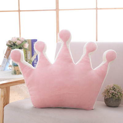 Mekani jastuk Princess Crown Punjeni jastuk za spavanje Djevojka Soba Dekor kauča Rainbow Cloud Star Studio slavnih Jastuk Poklon za nju