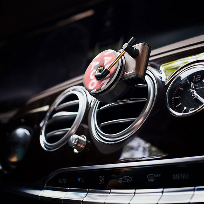 Okretni fonograf Otvor za ventilacijski otvor Stezaljka Osvježivač zraka za automobil s 3/6 kom tableta za aromaterapiju Difuzor mirisa za unutrašnjost