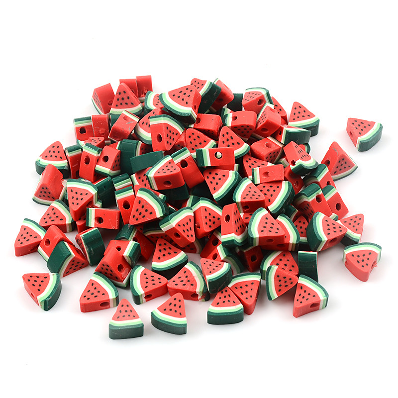 30kom/60kom/90kom perle od polimerske gline u obliku lubenice, labave perle za odstojnike za izradu nakita, dodaci za ručno izrađene DIY narukvice
