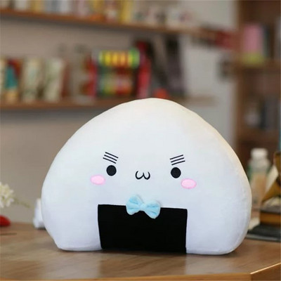 Aranyos plüss mini rizsgolyó párna Kawaii puha japán sushi párna töltött plüss játék Aranyos labda A második elem gombóc baba