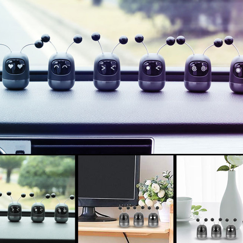 Mielas aromaterapijos robotas „Auto Air Outlet“ kvepalai, ilgai išliekantys kvepalų difuzorius + tvirti automobilių kvepalai