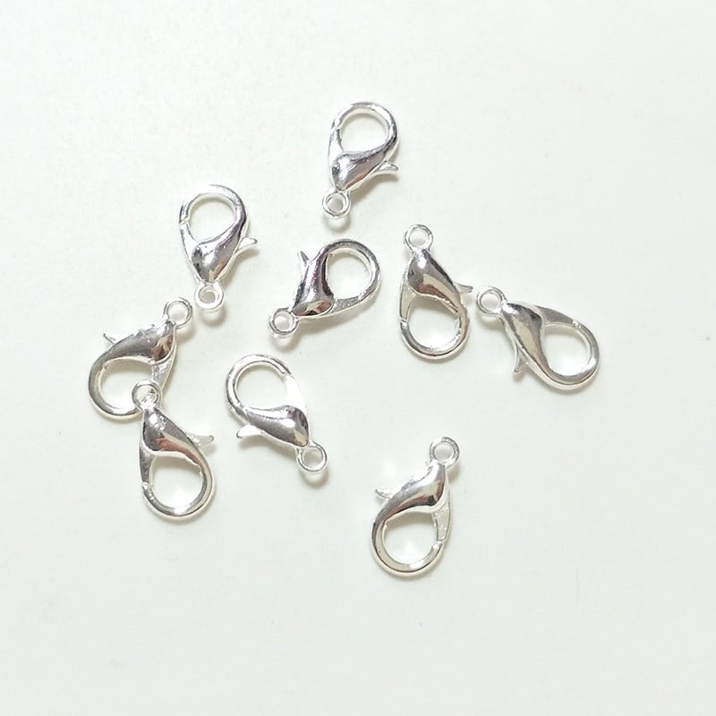 Nauji 12 mm 20 vienetų / maišelis Omarų segtukai Auksas Senovinė bronza Pasidaryk pats metaliniai papuošalai Apyrankės radiniai Priedai