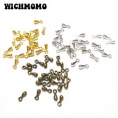 Novi 200 komada/vrećica 3*7MM Nakit Metalni lančić za produžavanje repa od legure cinka Vodeni privjesak za DIY nakit Narukvice Dodaci