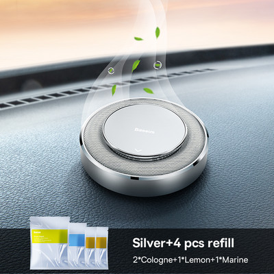 Baseus auto õhuvärskendaja metallist autovärskendaja auto interjööri tarvikutele Stepless Adjust Fragrance Tahke auto hajuti parfüüm