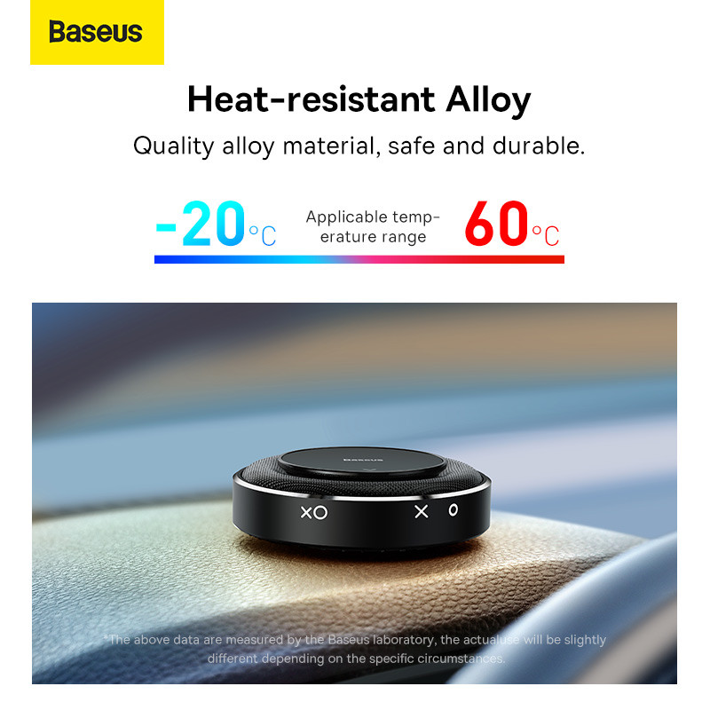 Baseus auto õhuvärskendaja metallist autovärskendaja auto interjööri tarvikutele Stepless Adjust Fragrance Tahke auto hajuti parfüüm