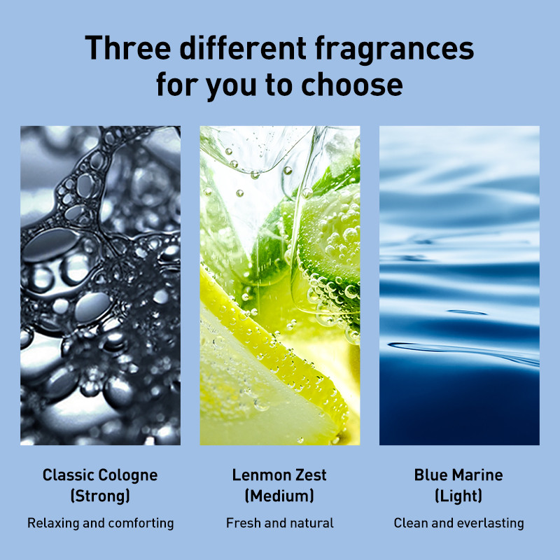 Baseus auto õhuvärskendaja metallist autovärskendaja auto interjööri tarvikutele Stepless Adjust Fragrance Tahke auto hajuti parfüüm