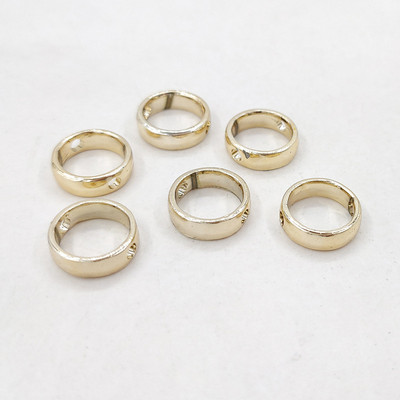 2021 m. Naujos mados 12 mm 10 vienetų / maišelis Cinko lydinio auksas 5 stiliaus pakabukai karoliukai jungtys „pasidaryk pats“ auskarai pakabukai papuošalų priedai