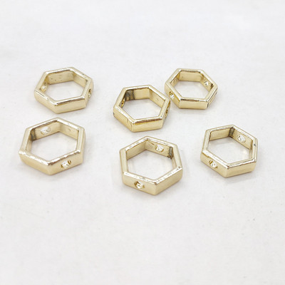 2021 m. Naujos mados 12 mm 10 vienetų / maišelis Cinko lydinio auksas 5 stiliaus pakabukai karoliukai jungtys „pasidaryk pats“ auskarai pakabukai papuošalų priedai