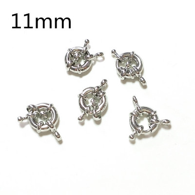 Naujas 10 vienetų / maišelis 11 mm 13 mm auksinis apvalus raktikaulio kaklo užsegimas "pasidaryk pats" papuošalų priedai Nemokamas pristatymas