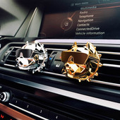 Kreatív Bulldog Diffúzor Autó dekor Gyári Ár Bulldog Autós Parfüm Illat Clip Auto Vent Légfrissítő Illat Parfüm