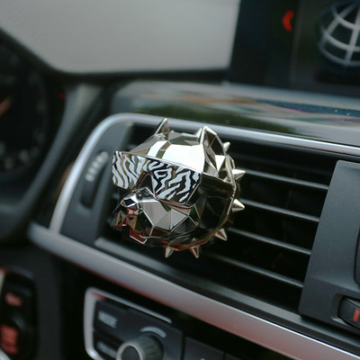 Kreatív Bulldog Diffúzor Autó dekor Gyári Ár Bulldog Autós Parfüm Illat Clip Auto Vent Légfrissítő Illat Parfüm