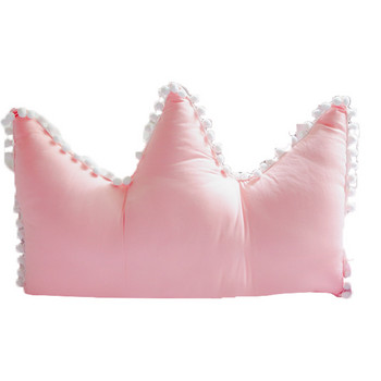 1 бр. Пълнена плюшена възглавница във формата на корона Принцеса Нощна възглавница за спалня Сладък диван за деца Украсете подарък за рожден ден