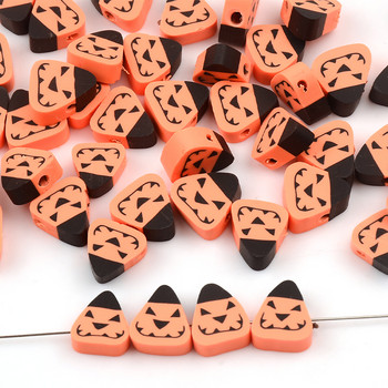 Σειρά Halloween Pumpkin Styles Polymer Clay Beads Skins Shape Loose Spacer Beads for Jewelry Making DIY jewelry αξεσουάρ