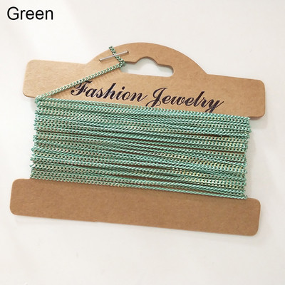 2022 Novi 500 cm/torba Nakit Bakreni lanci Lanac/Dugine boje za DIY Lanac Ogrlica Dodaci Nalazi